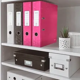 Leitz Ordner pink Karton 8,0 cm DIN A4