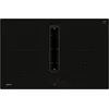 NEFF Kochfeld mit Dunstabzug V58NHQ4L0, B (A+++-D), schwarz, B:80,2cm H:22,3cm T:52,2cm, Kochfelder