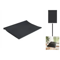 VidaXL Möbelfolie Selbstklebend Mattschwarz 90x500 cm PVC