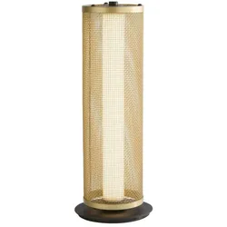 Licht-Erlebnisse Tischleuchte ELLISSIA Gold Metall mit Touch-Dimmer 12W | LE120983