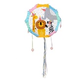 Boland 50218 - Pinata Safari, Tiere, Party Spiel, Dekoration, Geschenk, Geburtstag, Kindertag, 44 x 44 x 9 cm