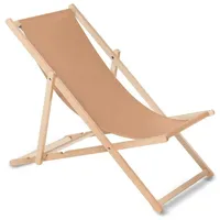 GreenBlue Liegestuhl aus Buchholz ohne Armlehne Sonnenliege Gartenliege 110kg