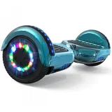 RCB Balance Scooter JD5JD6, 6,5 Zoll Zweimotoren Hoverboard mit LED-Leuchten und Bluetooth