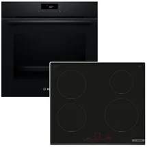 Bosch Backofen-Set Induktion Pyrolyse 3D Heissluft HomeConnect DirectSelect