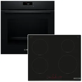 Bosch Backofen-Set Induktion Pyrolyse 3D Heissluft HomeConnect DirectSelect
