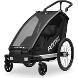 FUXTEC Fahrradanhänger FX-FA1S schwarz