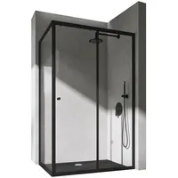 doporro Eckdusche Design Duschkabine Ravenna16L Eckeinstieg ESG-Sicherheitsglas, BxT: 120x90 cm, Einscheibensicherheitsglas, ebenerdiger Einbau möglich 120 cm x 90 cm