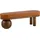 FineBuy Sitzbank Flurbank Braun 140 x 40 x 47 cm