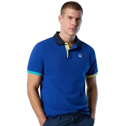 North Sails Freizeit-Polo (Baumwolle) royalblau Herren