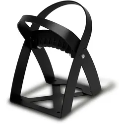 EBERTH Holzspalter Manuell, Spaltkeil aus Stahl, 24x26x40 cm, sicheres Holzspalten, Profi-Brennholzspalter