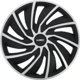 WRC Turbo Bicolor 14 Zoll 4 Stück Schwarz/Silber