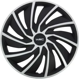 WRC Turbo Bicolor 14 Zoll 4 Stück Schwarz/Silber