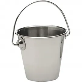 APS 40631 Servier-/Saucen-Eimer SNACKHOLDER, oben Ø 9 cm, Höhe 8,5 cm, 0,33 Liter, Edelstahl