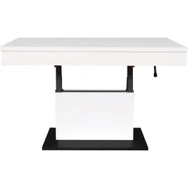 Mäusbacher Lift Couchtisch Weiß 110 x 58 x 60 cm
