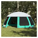 vidaXL Poolzelt mit abnehmbarem Überzelt 612 x 612 cm grün