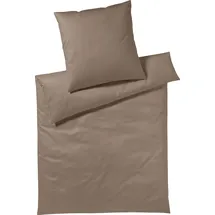 YES FOR BED Pure & Simple Uni oliv braun (155x220+80x80cm)