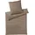 YES FOR BED Pure & Simple Uni oliv braun (155x220+80x80cm)