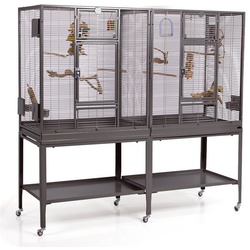 Montana Cages Vogelkäfig Madeira Double · Antik, ca. 165 x 54 x 155