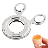 Anseom Eierköpfer, Egg Topper Cutter Edelstahl Eierköpfer für Einfach und Schnell Eier Öffnen, Eier Eieröffner Eierschalenschere Eieröffner Werkzeug Küchen Werkzeug, Spülmaschinengeeignet, Silber