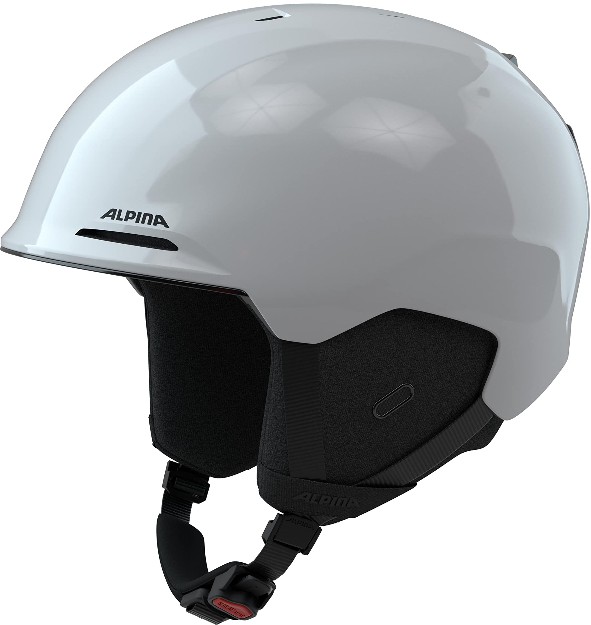 Alpina Unisex-Erwachsene BRIX Skihelm, White matt, 55-59