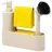 ELUNO Spülbecken Organizer 22 x 21 x 6,5 cm Beige/Weiß