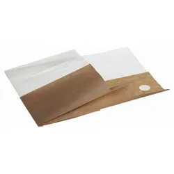 WISEFOOD 1000 Stück - Snackbeutel 15x6.5/6x13cm+10cm, Halb Papier, Halb Folie