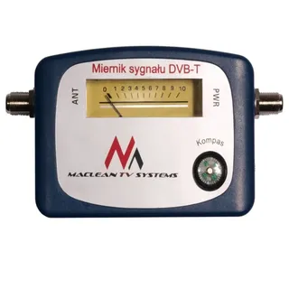 Maclean Brackets Maclean MCTV-627 DVB-T Signal Finder Digital Antenne Terrestrisch mit Kompass blau