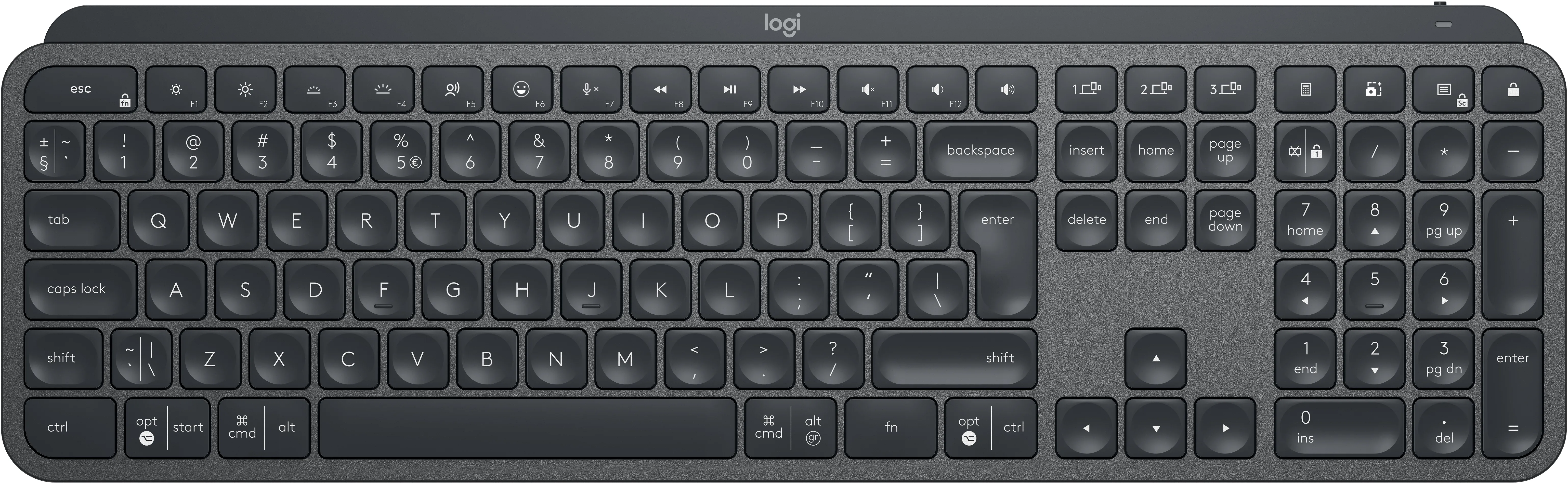 Logitech MX Keys - Tastatur - hinterleuchtet