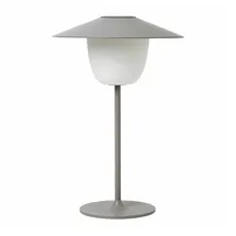 BLOMUS Mobile LED-Tischleuchte Aluminium/Kunststoff 33,0 cm Akku grau