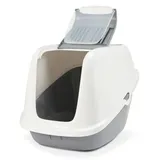 Savic Katzentoilette Nestor Giant weiss-grau (Katzenklo geschlossen), Katzenklo