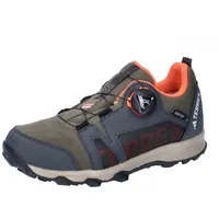 Adidas Terrex Agravic BOA RAIN.RDY Trail Running Shoes Trailrunning-Schuhe, Olive strata/orange/Wonder beige, 36 2/3 EU