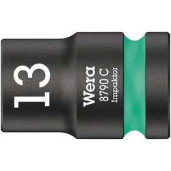Wera 8790 C Impaktor Steckschlüsseleinsatz mit 1/2"-Antrieb Türkis - 05004570001 - Türkis