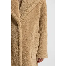 Boss Regular Fit Teddy-Mantel mit großen Taschen Modell 'CATEDY', Hellbraun, 44