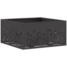 vidaXL - Feuerplatz Schwarz 60 x 60 x 30 cm Stahl,