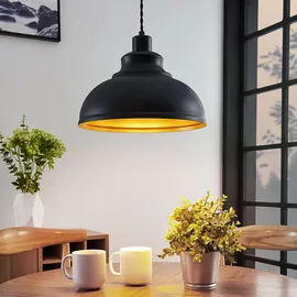 LINDBY Albertine 1-flg. 29 cm schwarz Metall