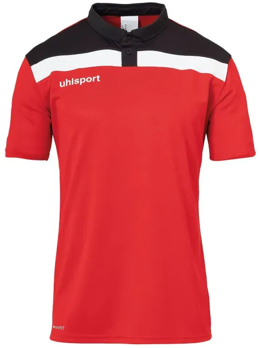 uhlsport Offense 23 Poloshirt rot/schwarz/weiss 140