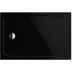Kaldewei rechteck Duschwanne „Cayonoplan“ 750 × 900 mm ohne Oberflächenbeschichtung, ohne Oberflächenveredelung, in schwarz