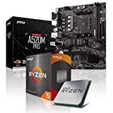 Memory PC Aufrüst-Kit Bundle AMD Ryzen 5 5500 6X 3.6 GHz, 8 GB DDR4, A520M-A Pro, komplett fertig montiert inkl. Bios Update und getestet