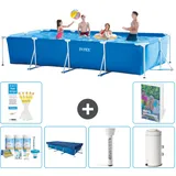 Rechteckiger Frame Pool - 450x220x84 Cm - 7-teilig  S63