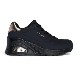 SKECHERS Damen. Uno Wedge-Hi Steps schwarz 38 EU - 38 EU