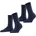 Socken 2-Paar Blau 39-42