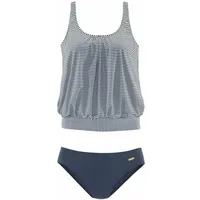 LASCANA Oversize-Tankini Damen marine-gestreift Gr.44