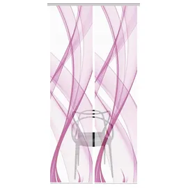 Vision S Schiebevorhang ¦ rosa/pink ¦ Synthetik ¦ Maße (cm): B: 60 H: 260