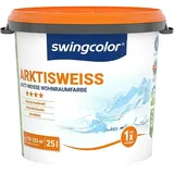 swingcolor Wandfarbe Arktisweiß  (Schneeweiß, Matt, 25 l, Konservierungsmittelfrei)