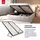 Fdm Bett FLORIDA 120x200 cm mit Lattenrost Stauraum Doppelbett Samt weiß Bettkasten