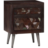 VidaXL Nachttisch Altholz Massiv 40x30x50 cm
