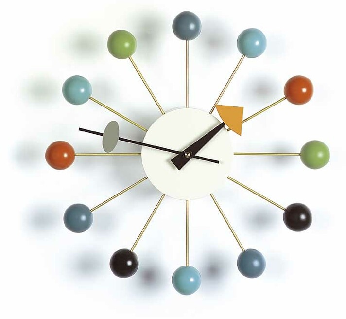 Vitra Horloge murale Ball Clock, Designer George Nelson