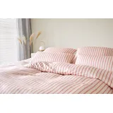 ELEGANTE Naturally Gestreift Rot 155 x 220 cm + 80 x 80 cm