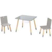 Roba Kindersitzgruppe Holz (Farbe: Grau
