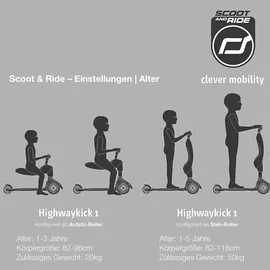 Scoot and Ride Highwaykick 1 Push and Go Steel